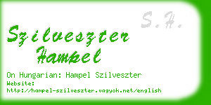 szilveszter hampel business card